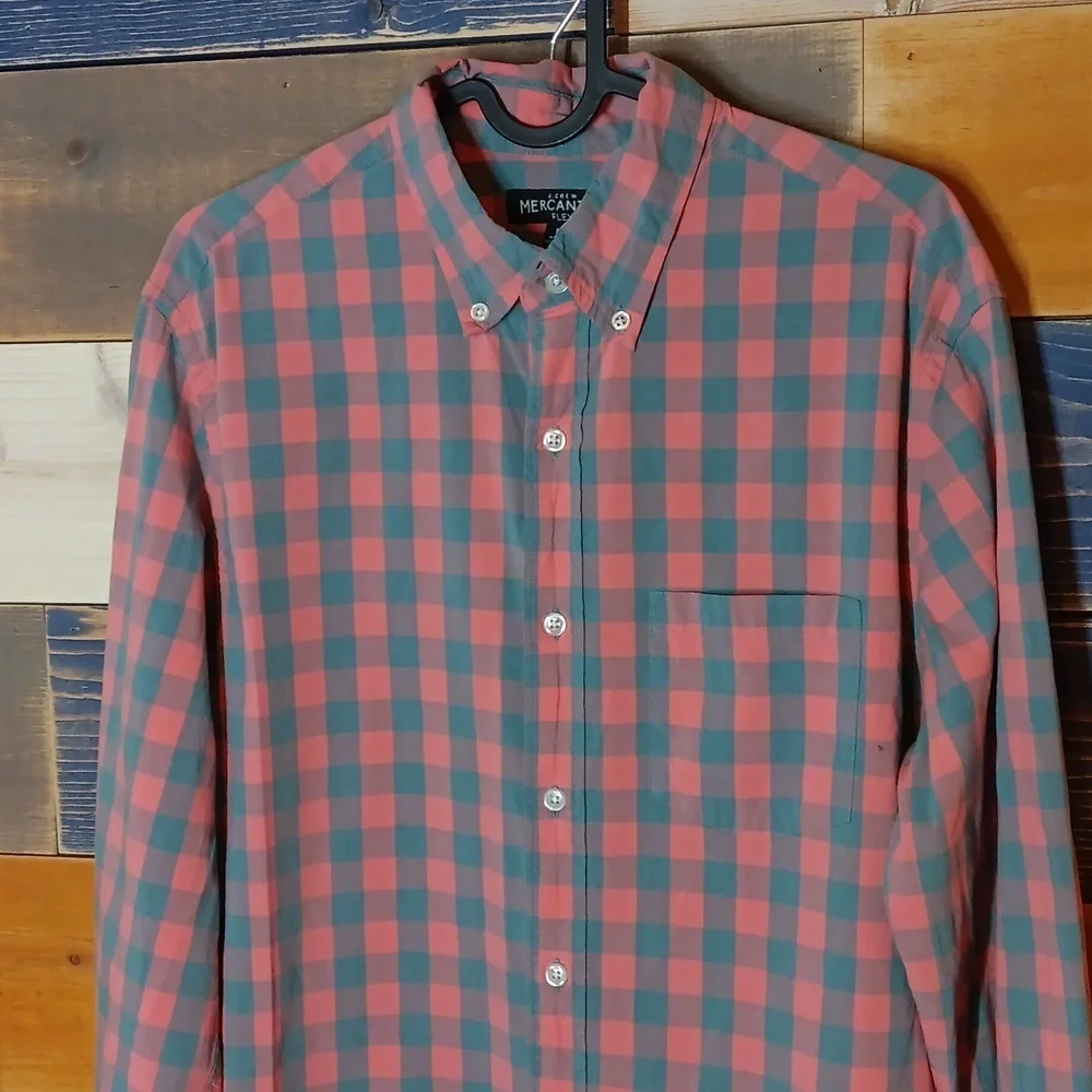 J. Crew Mercantile Flex Dress Shirt M